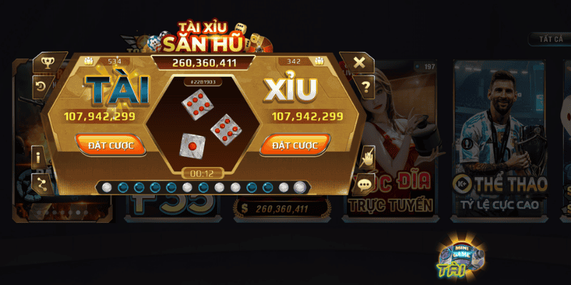 Trò chơi tài xỉu tại B52 CLUB giao diện và tốc độ tối ưu